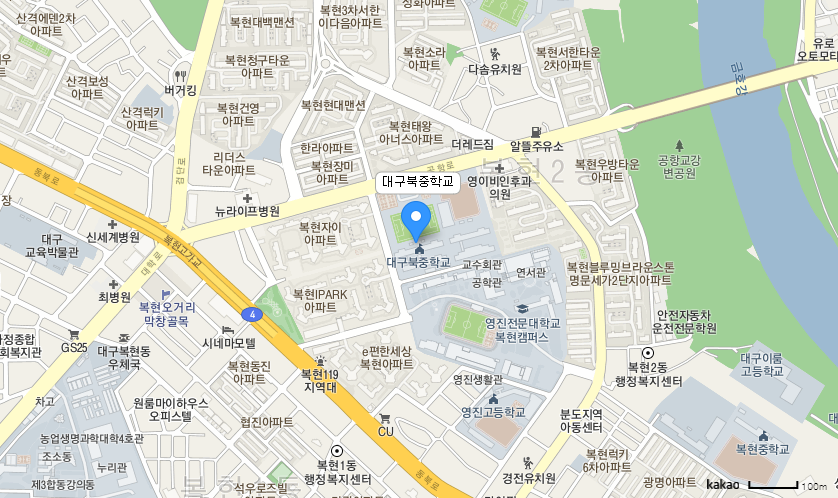 학교 찾아오시는 길 지도